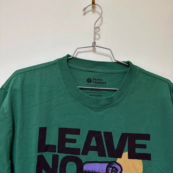 NWOT Parks Project Leave No Trace Pack It Out Tee Size Large - Picture 6 of 11